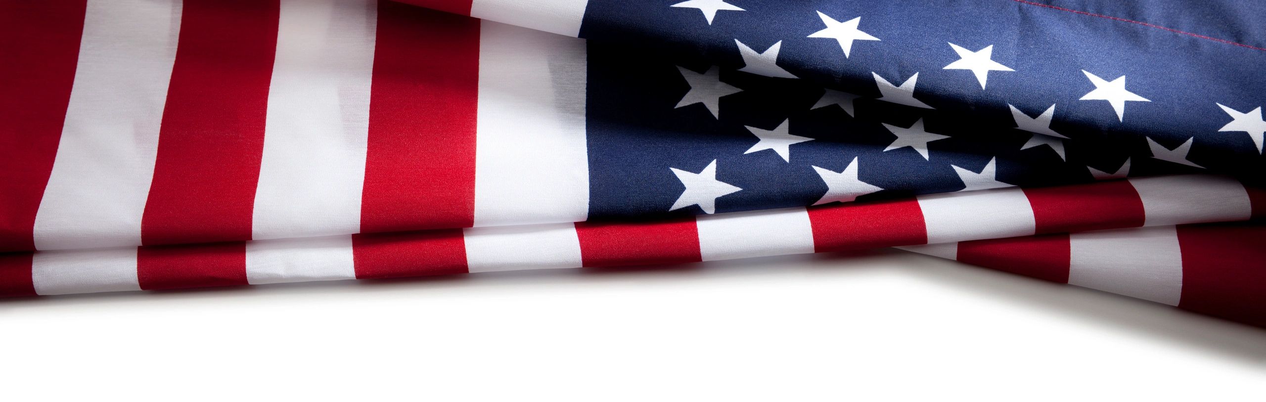 American flag border graphic